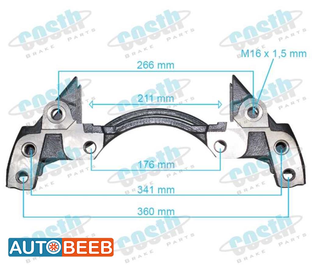 Caliper Carrier MERCEDES ATEGO 0004212006