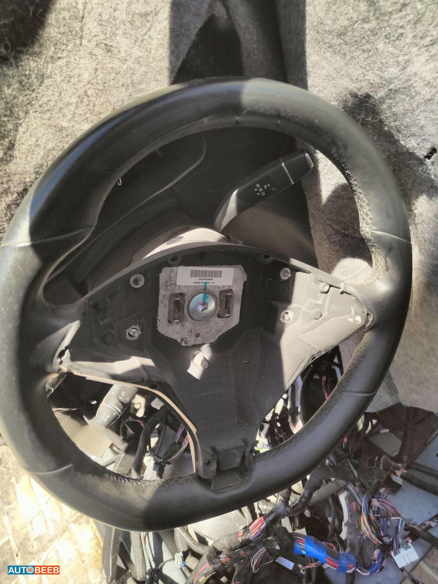 Cabin  Steering Wheel Tesla X