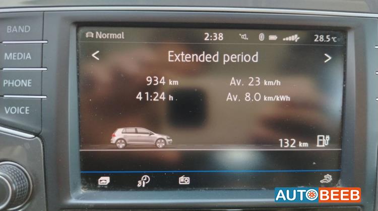 Volkswagen E-Golf 2016