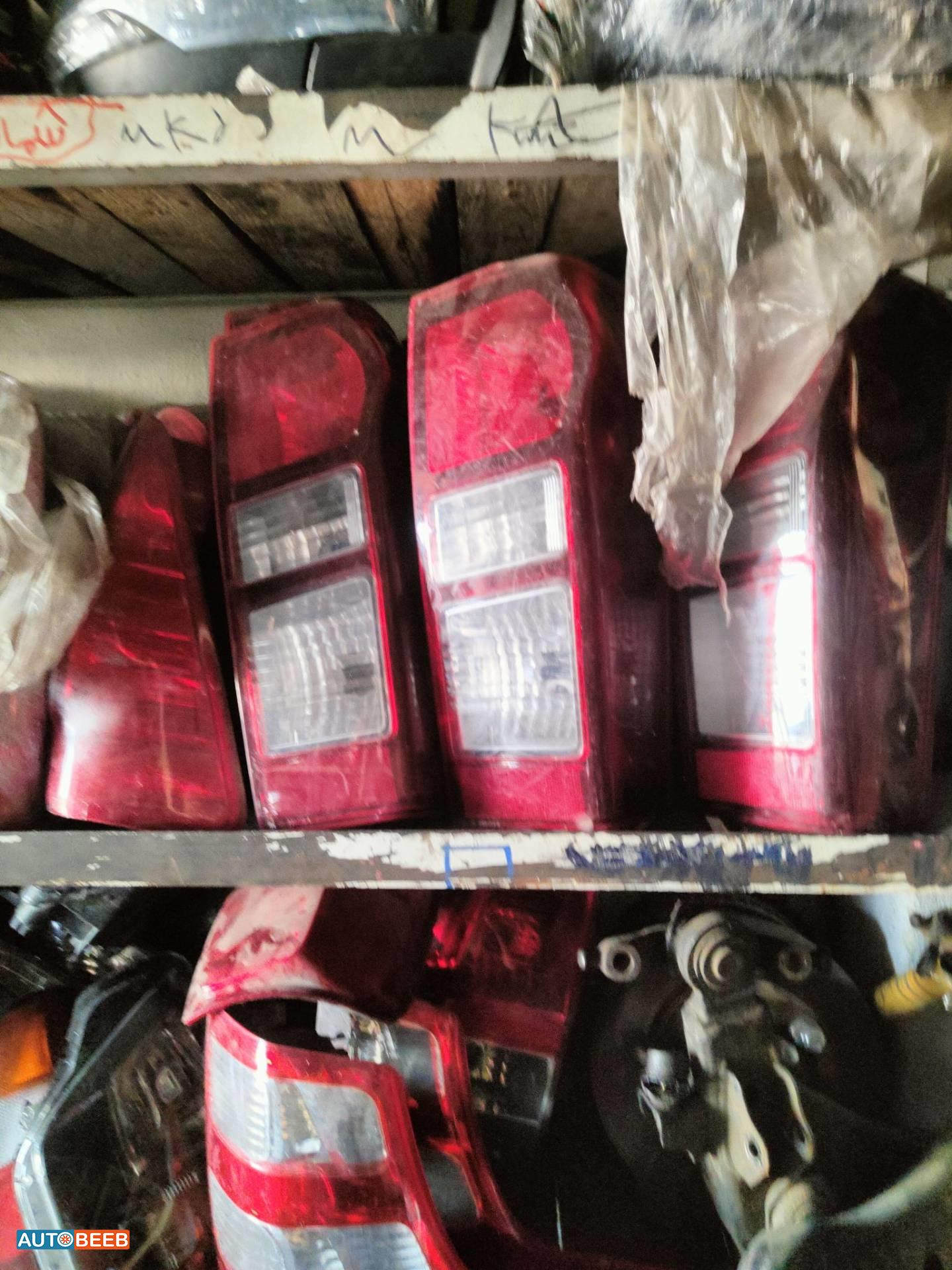 Lights Rear light Isuzu D-Max
