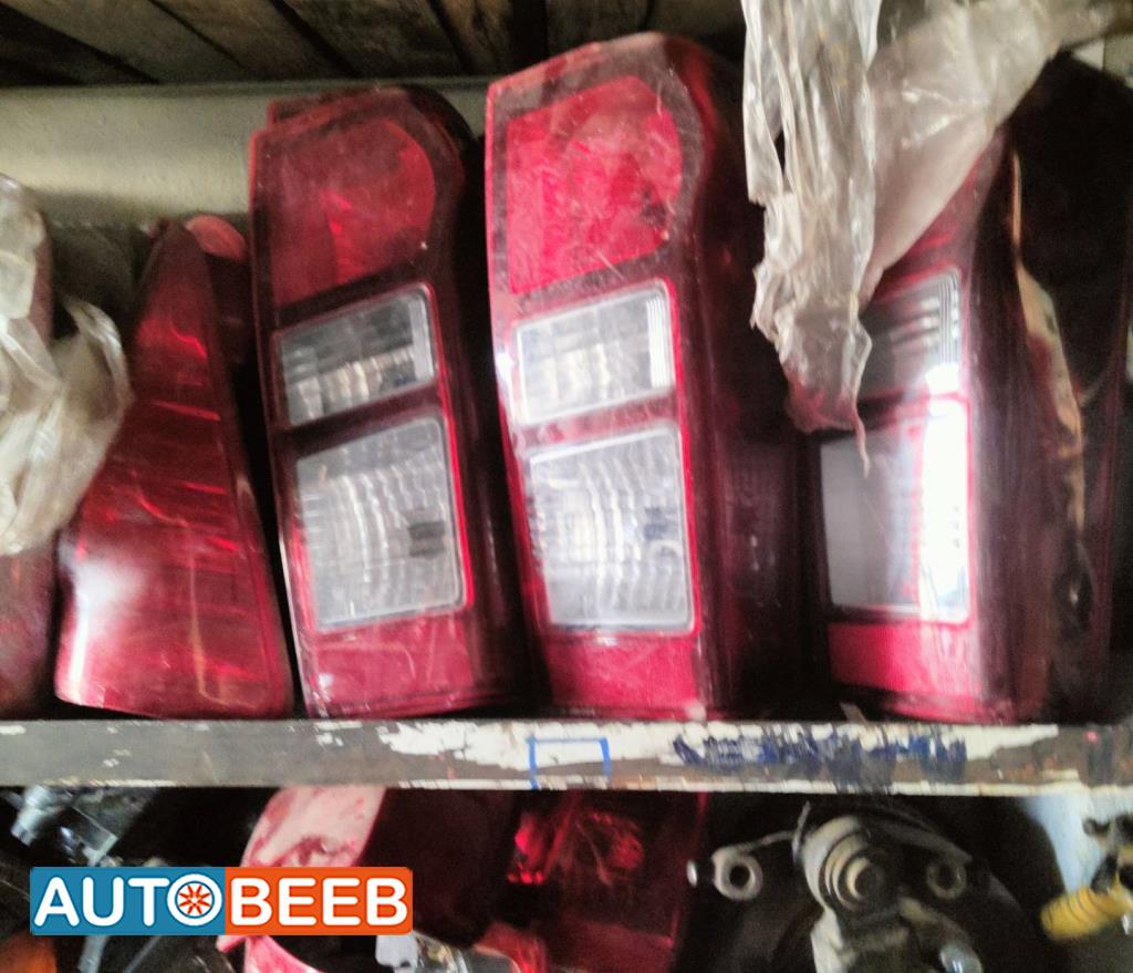 Lights Rear light Isuzu D-Max