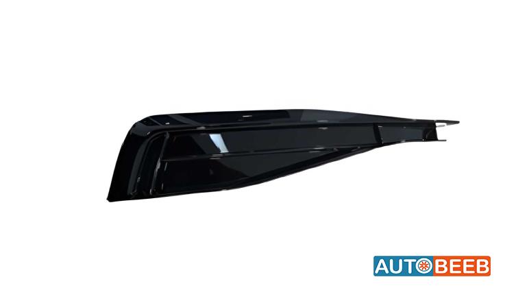FOG COVERS VOLKSWAGEN PASSAT 2019 PIANO BLACK R