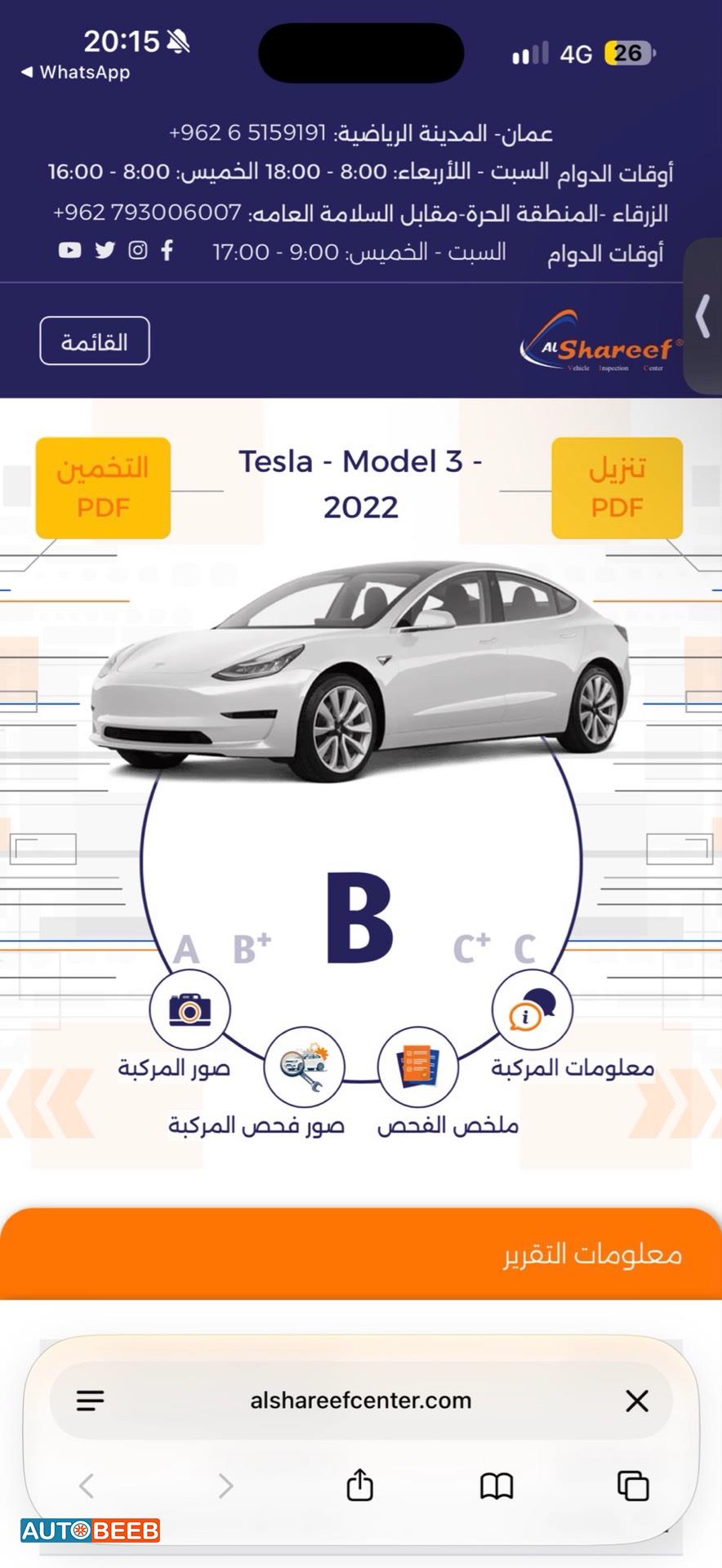 Tesla 3 2022