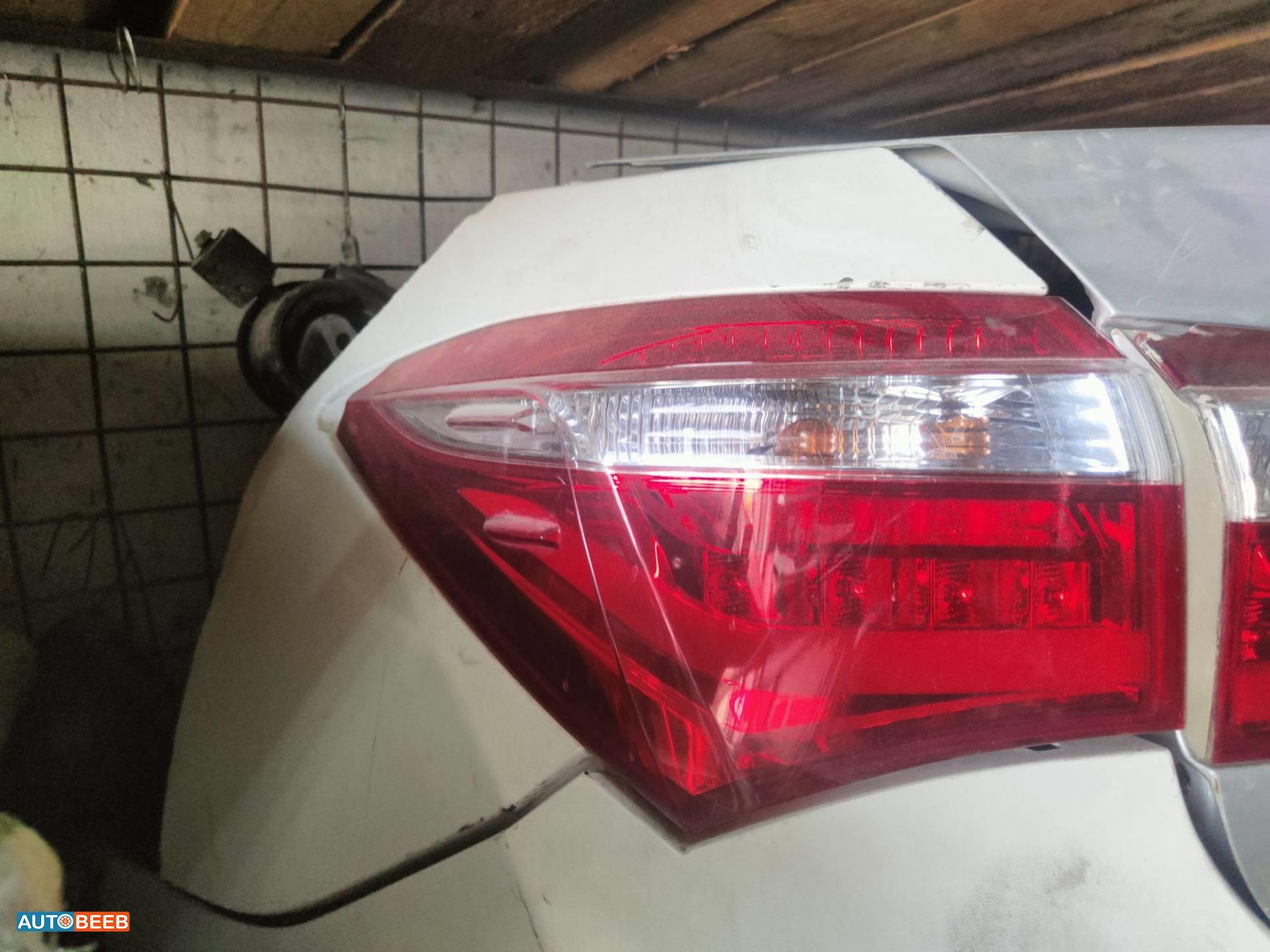 Lights Rear light Toyota Corolla