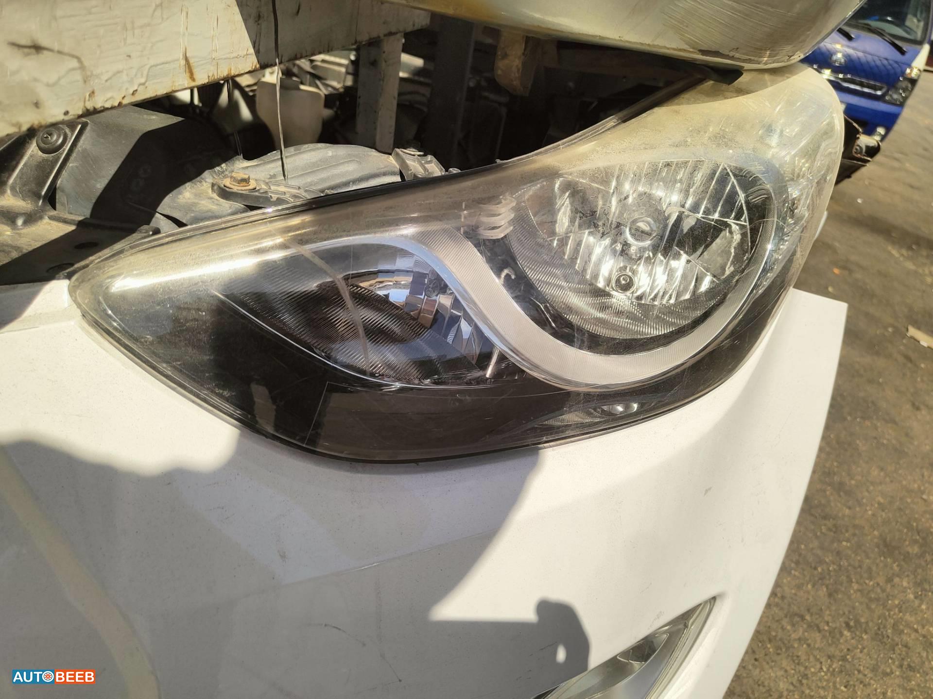 Lights Front light Hyundai Avante