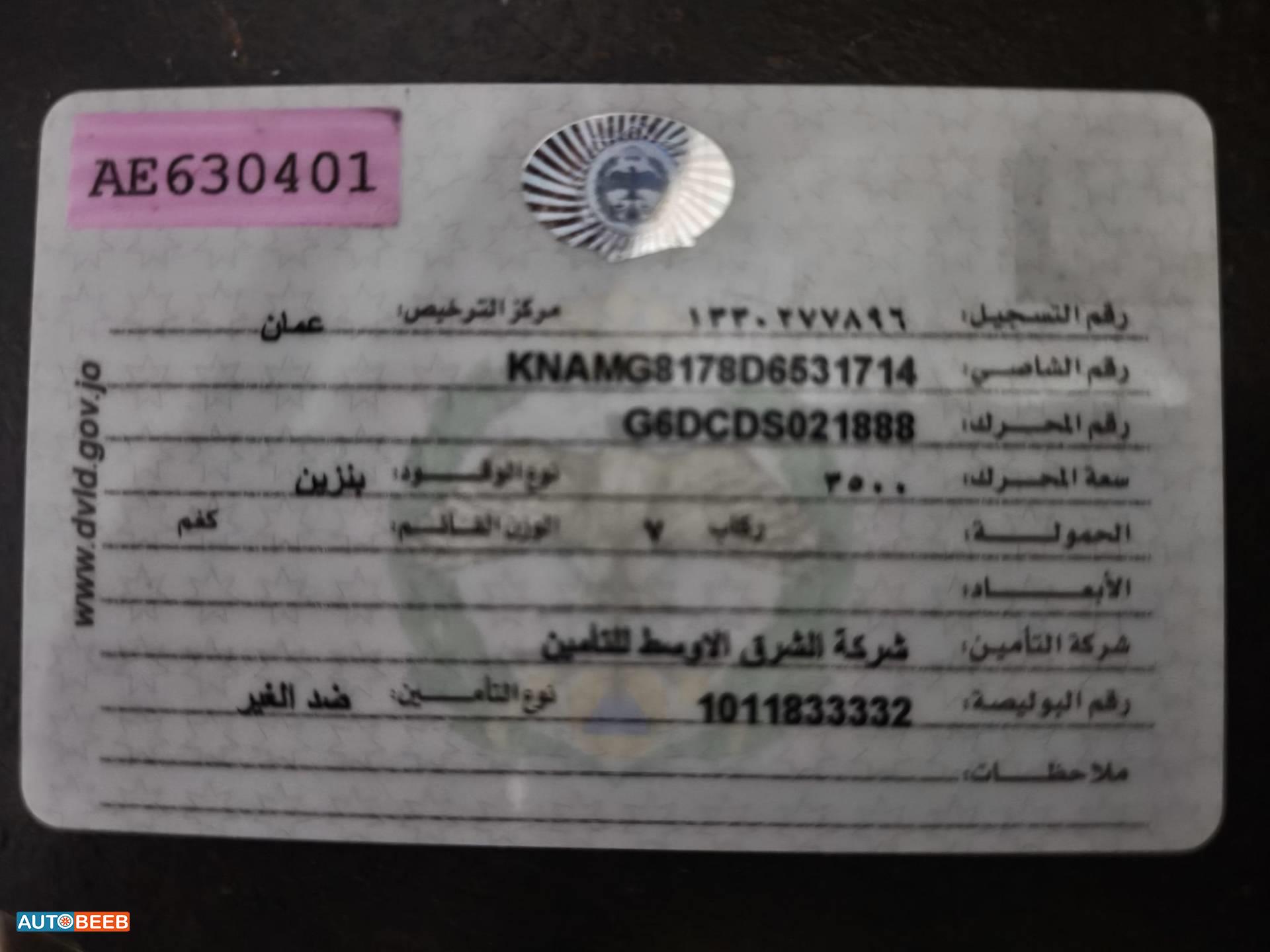 كيا كرنفال 2013
