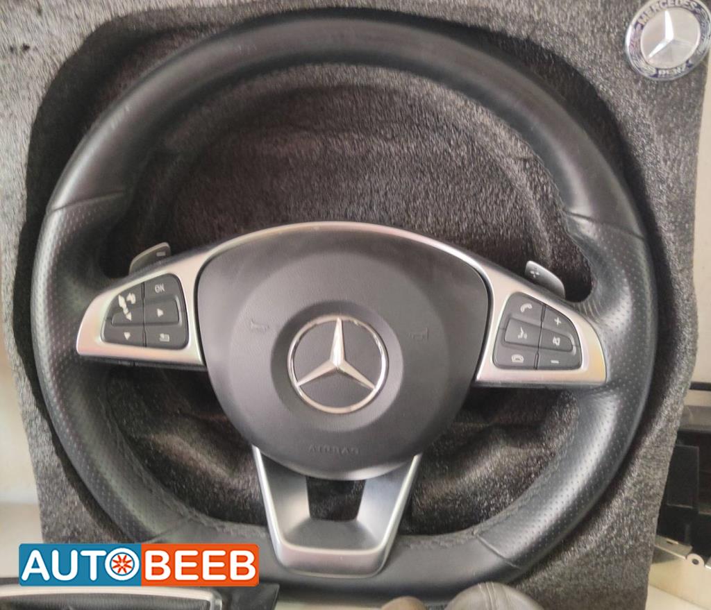 Cabin  Steering Wheel Mercedes Benz C200