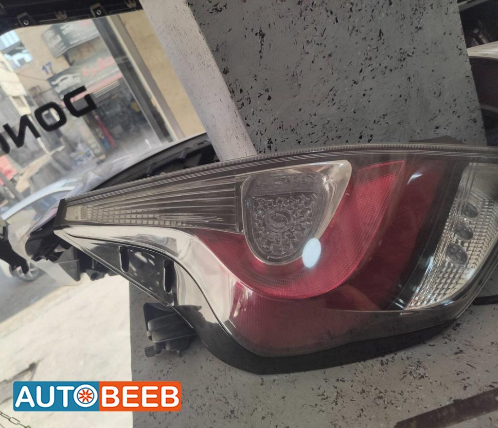 Lights Rear light Toyota Prius C