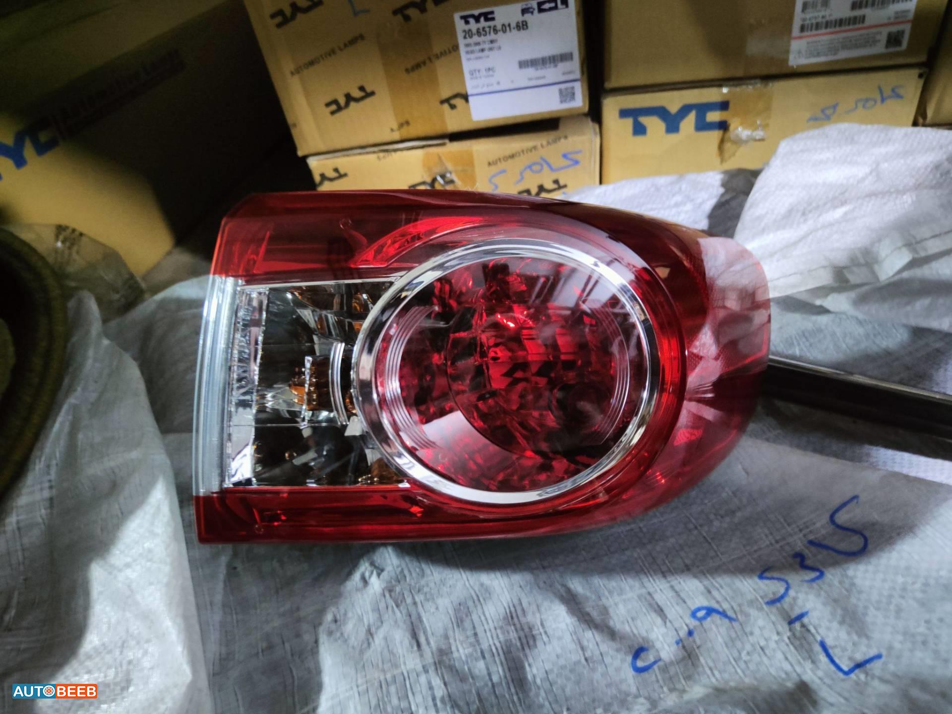 Lights Rear light Toyota Corolla