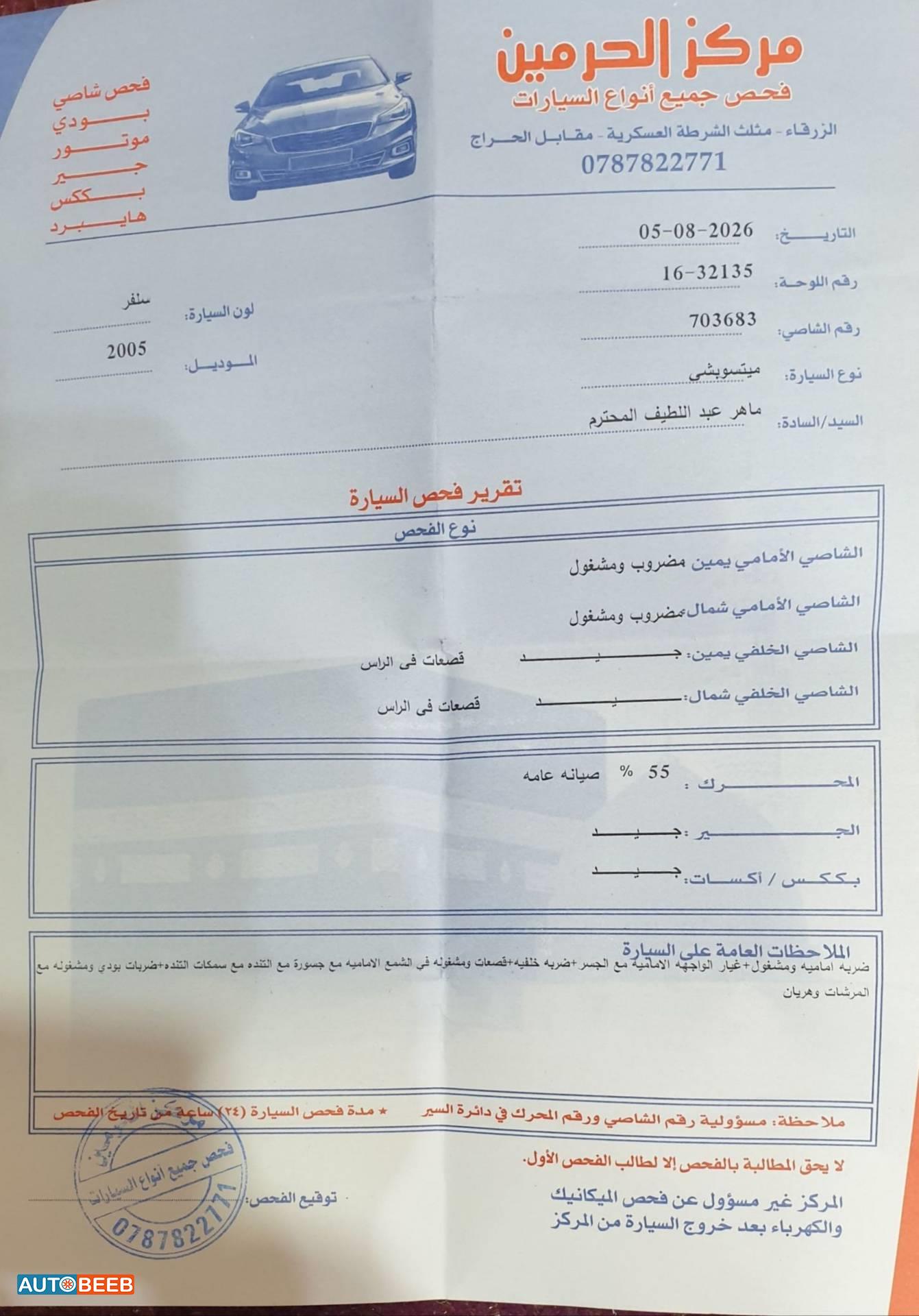 ميتسوبيشي جالنت 2005