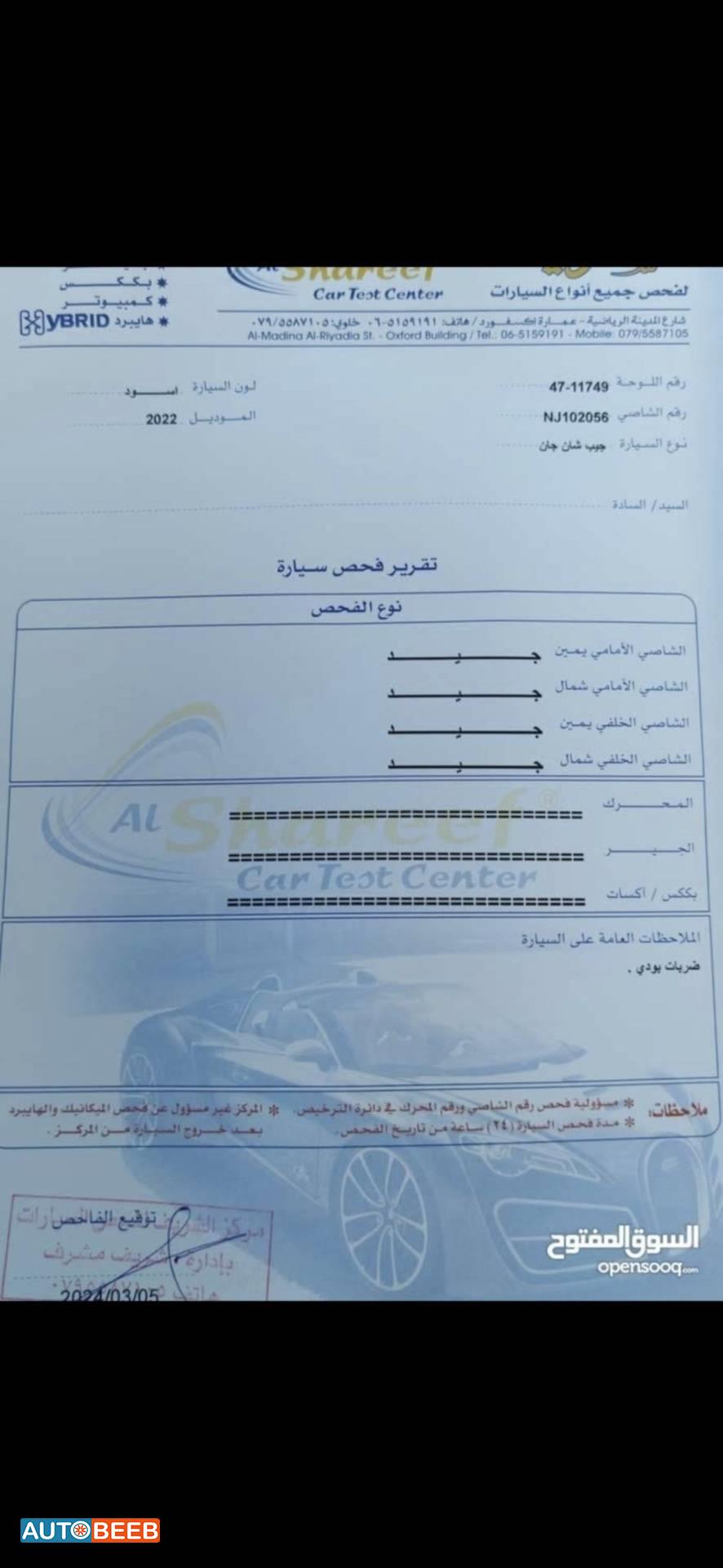 شانجان CS95 2022