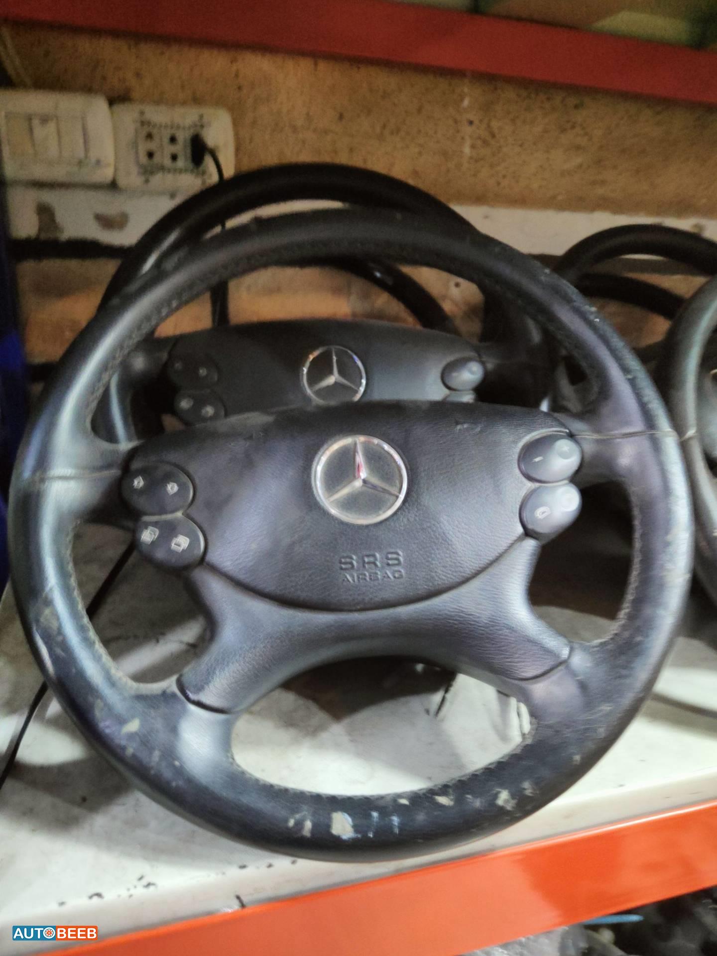 Cabin  Steering Wheel Mercedes Benz E200