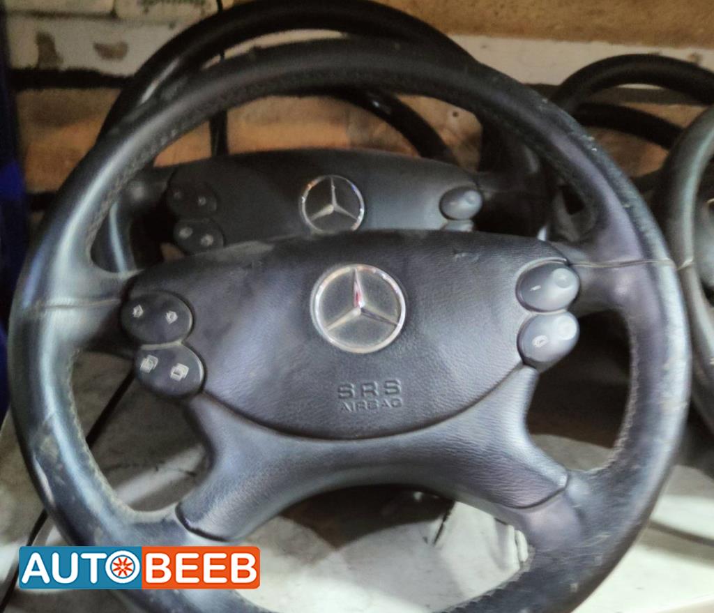 Cabin  Steering Wheel Mercedes Benz E200