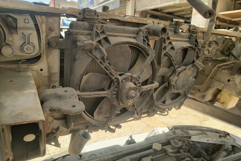 طقم روديترات هيونداي فيرنا 1999 2000 2001