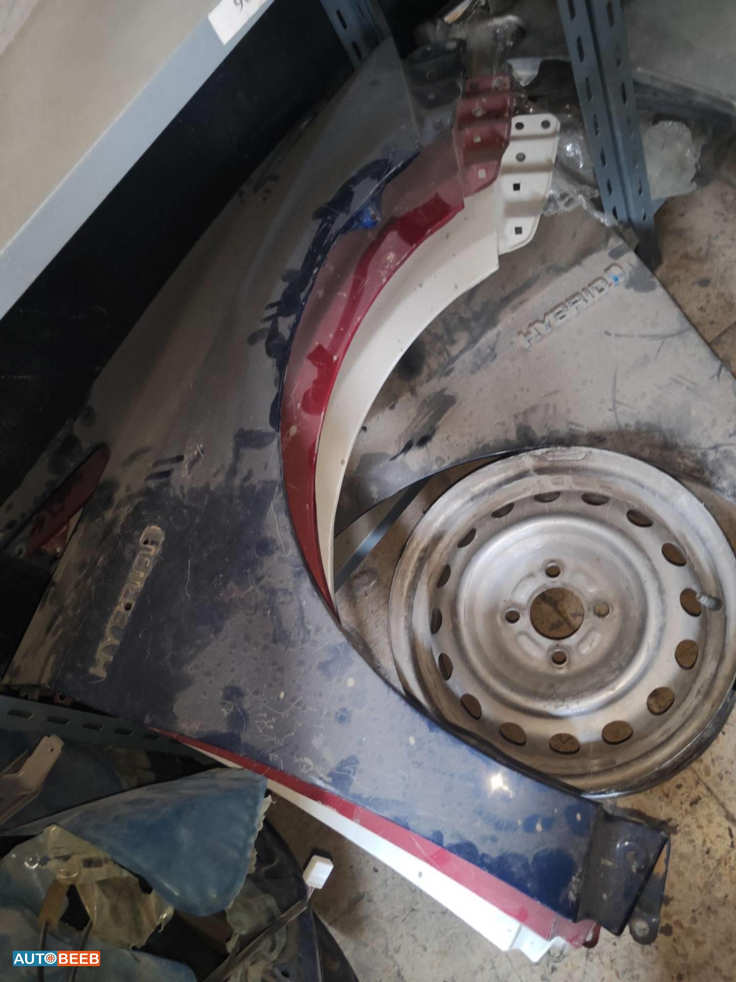Body  Fenders  Toyota Prius C