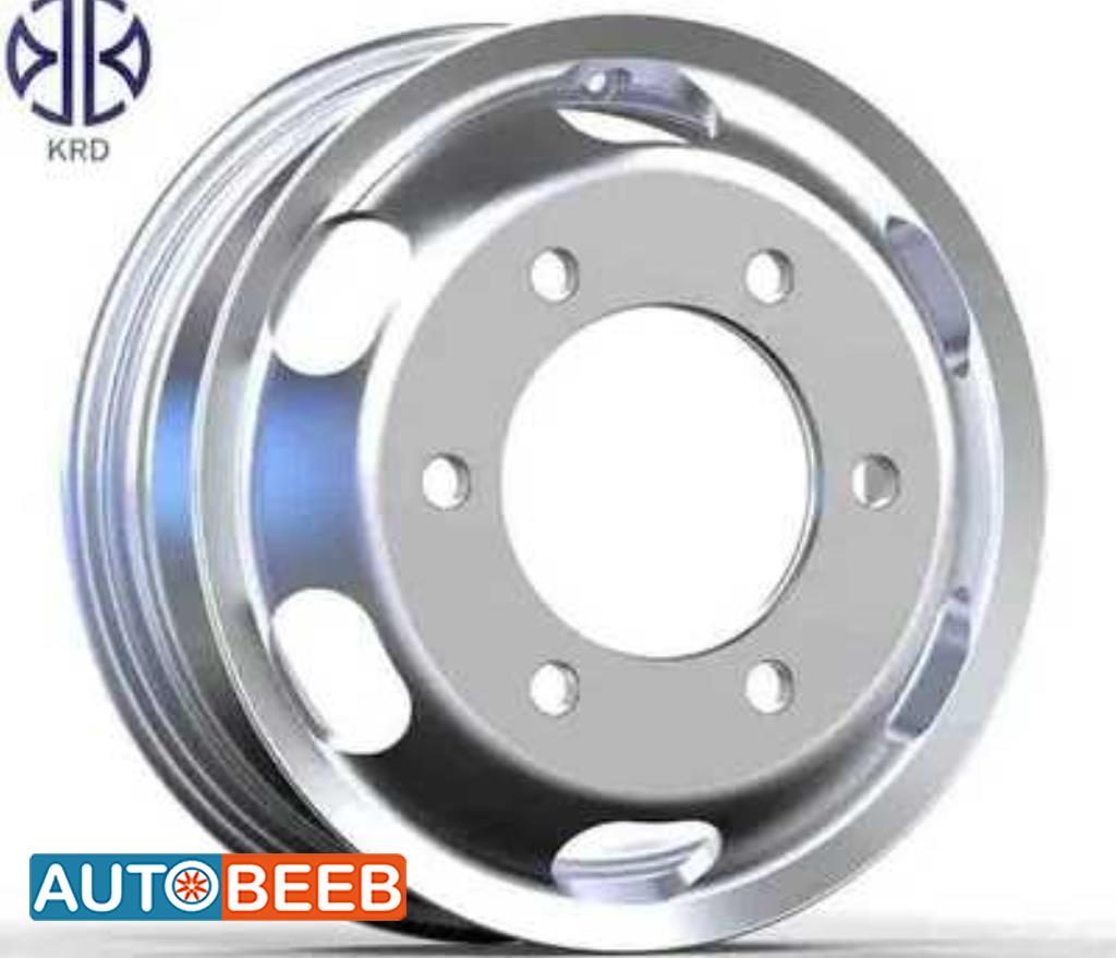 Bright Aluminum Truck Bus Dump Trailer Alloy 22.5X9.00 Polished Forged