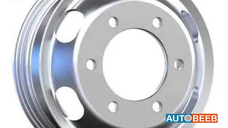 Bright Aluminum Truck Bus Dump Trailer Alloy 22.5X9.00 Polished Forged