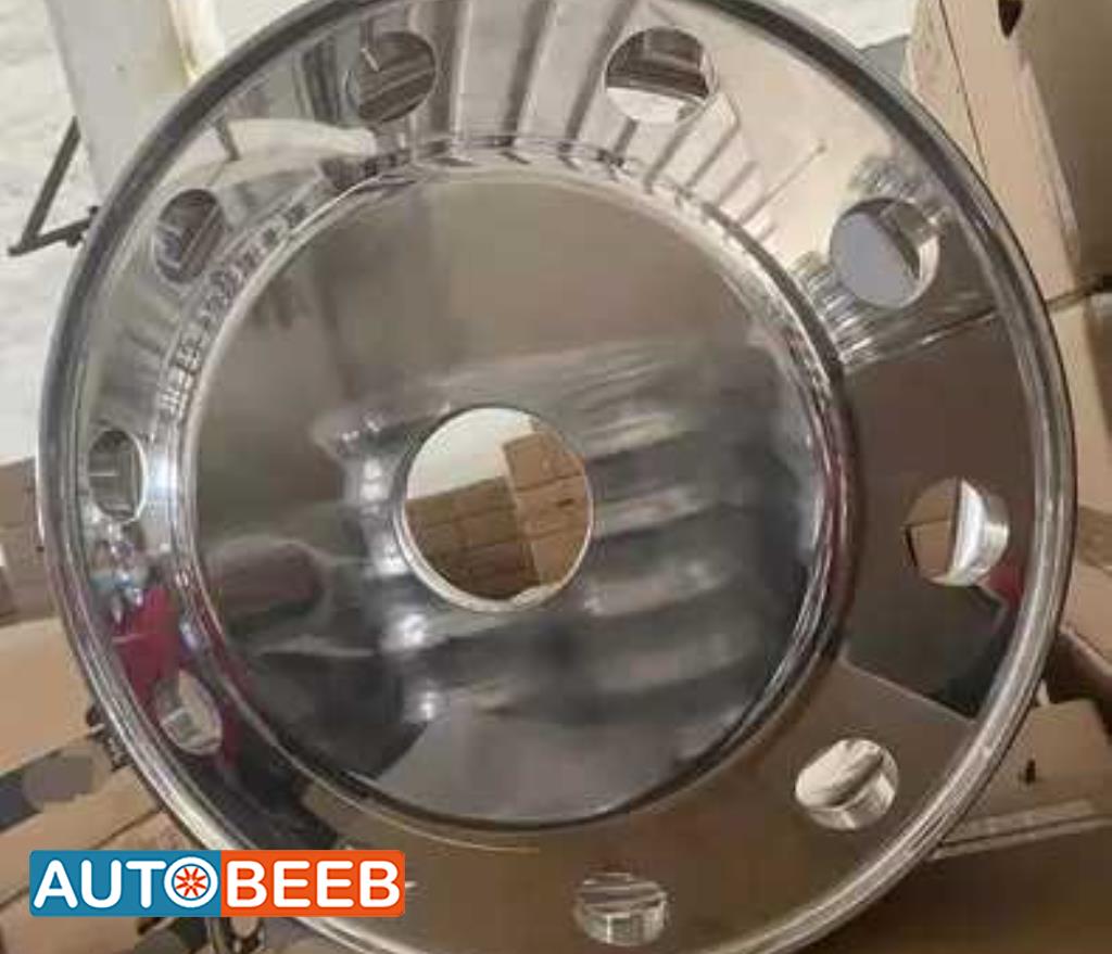 Blank 8.25X24.5 Machined No Polished Truck Trailer Alloy Aluminum Whee
