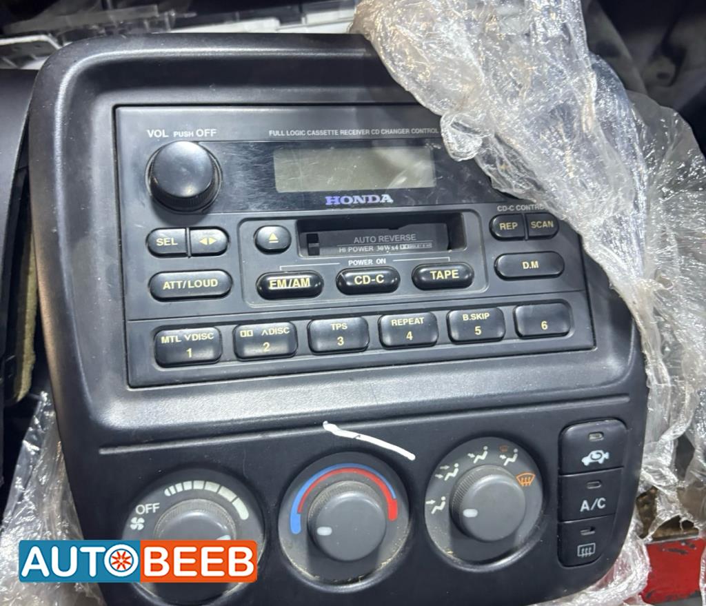 لوحة مكيف مع مسجل هوندا crv 1999 2000