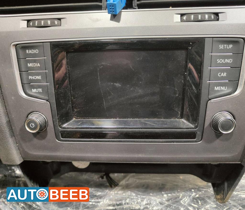مسجل شاشه فولكس فاجن جولف mk7 2013 2014 2015 2016