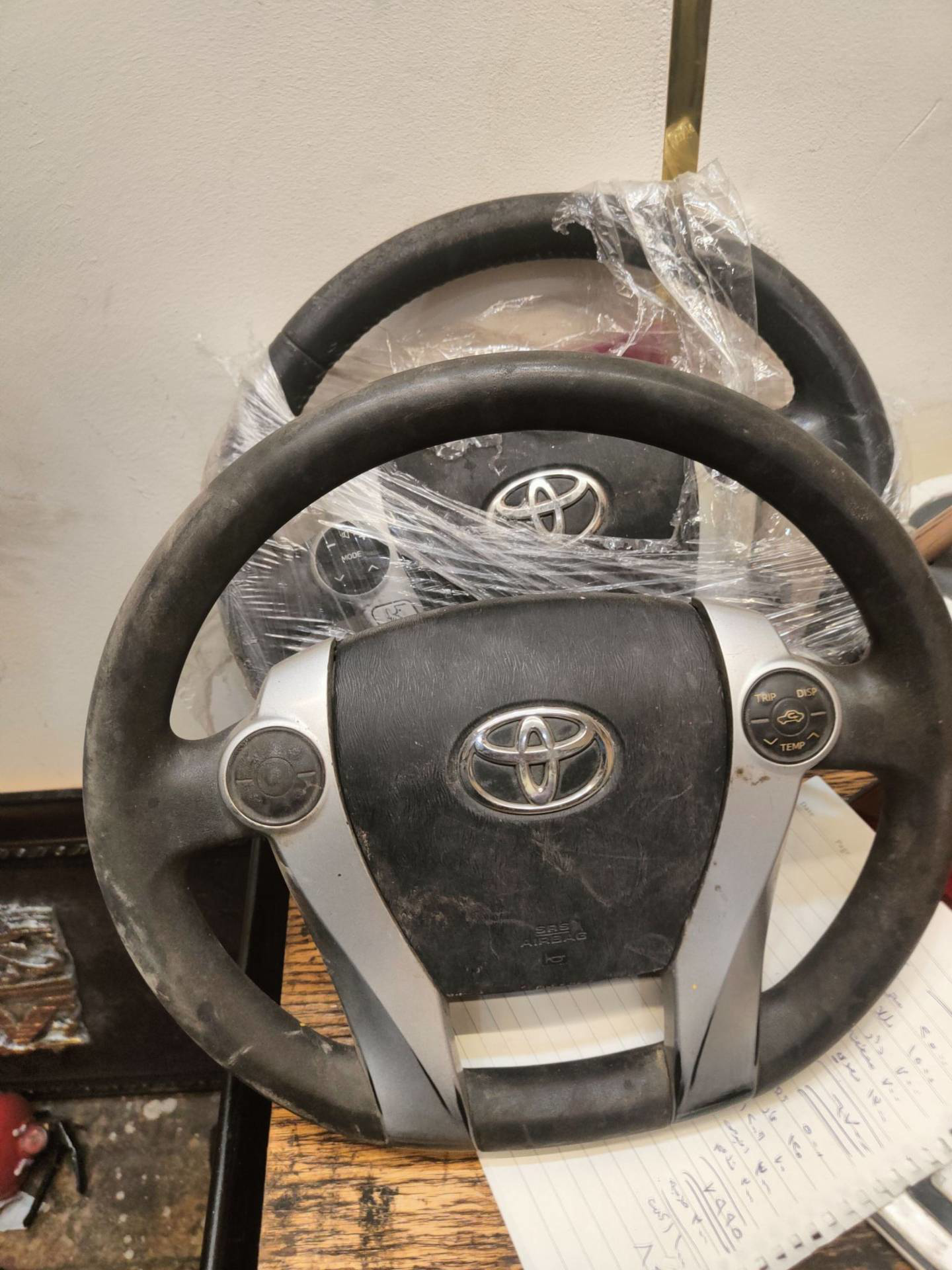Cabin Steering Wheel Toyota Prius