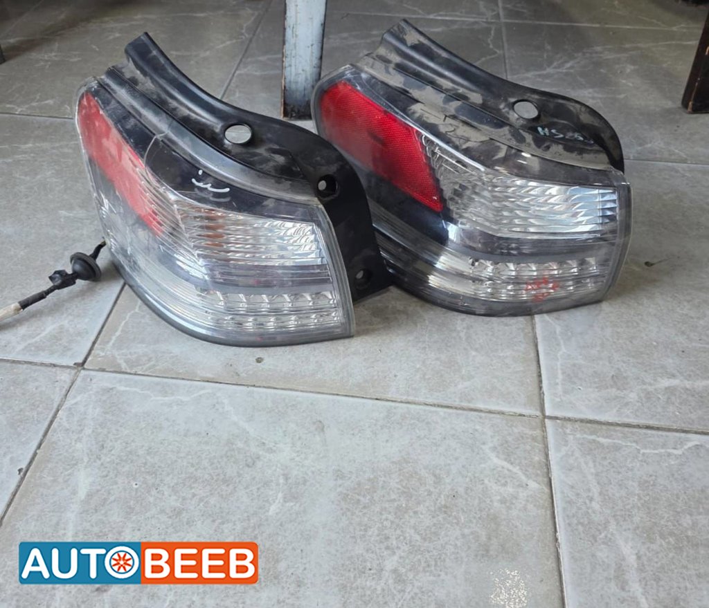 Lights Rear light Lexus HS250h