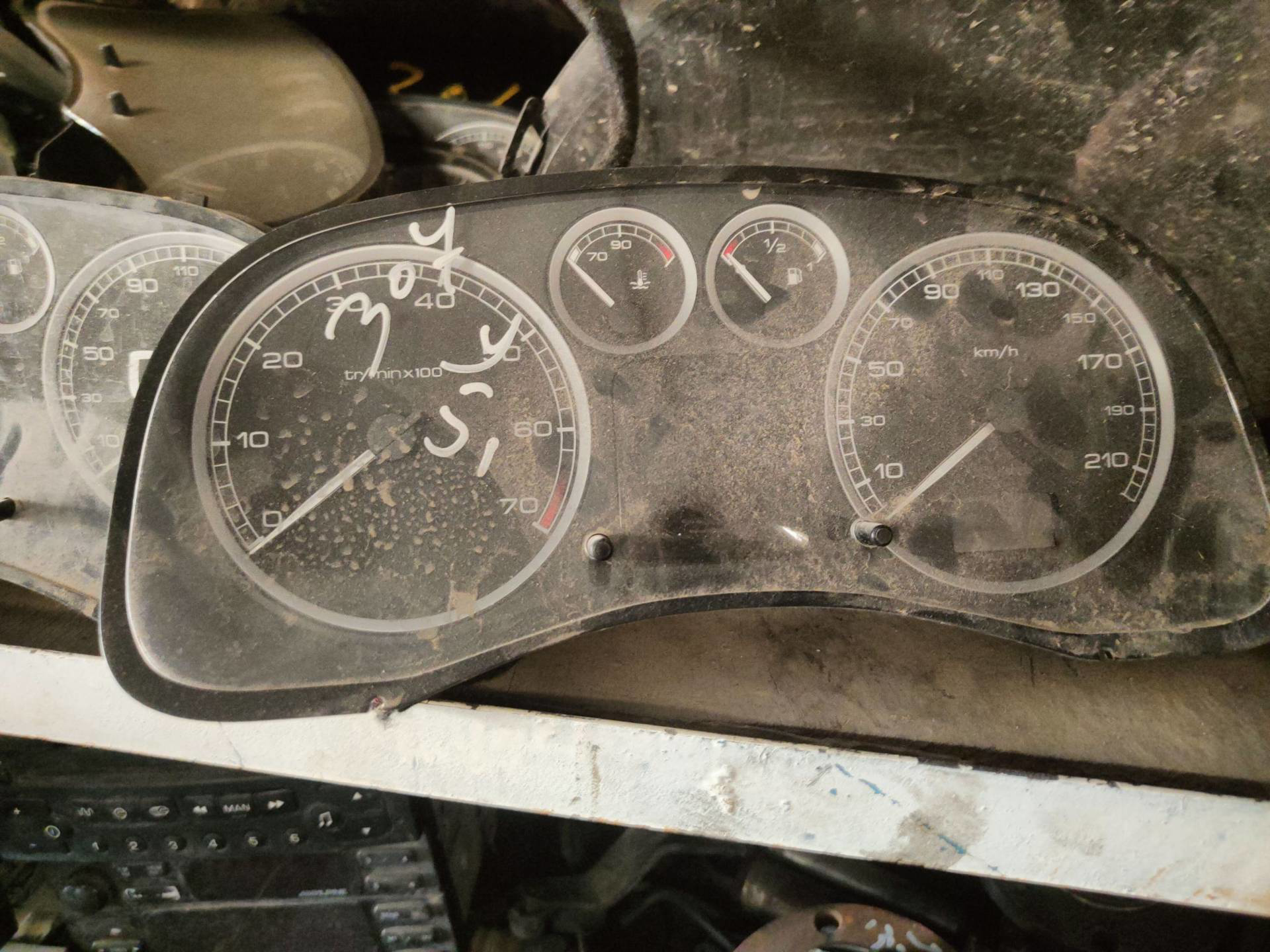Cabin Dashboard Peugeot 307