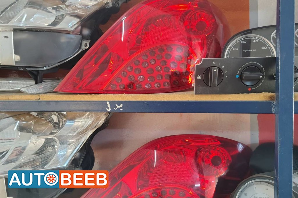 Lights Rear light Peugeot 207
