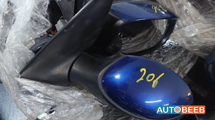 Body Wing Mirror Peugeot 206