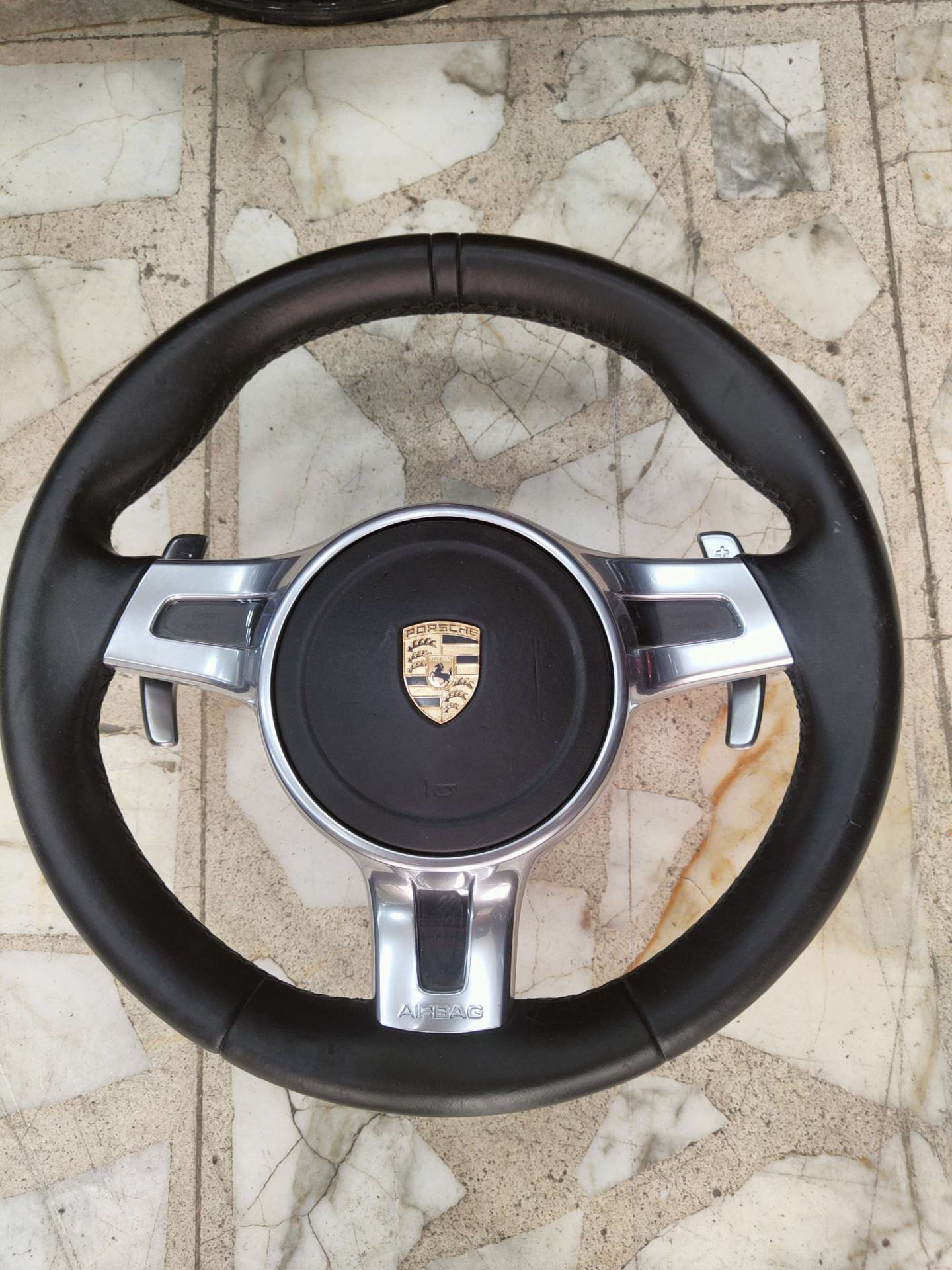 Cabin Steering Wheel Porsche Carrera