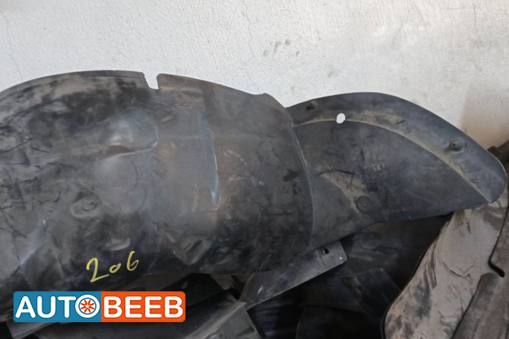 Body RR BUMPER Peugeot 206