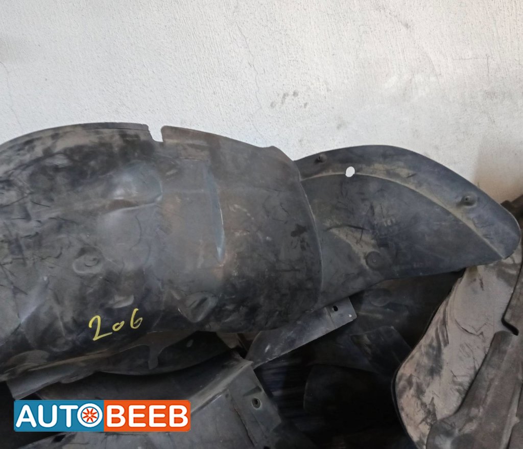 Body RR BUMPER Peugeot 206