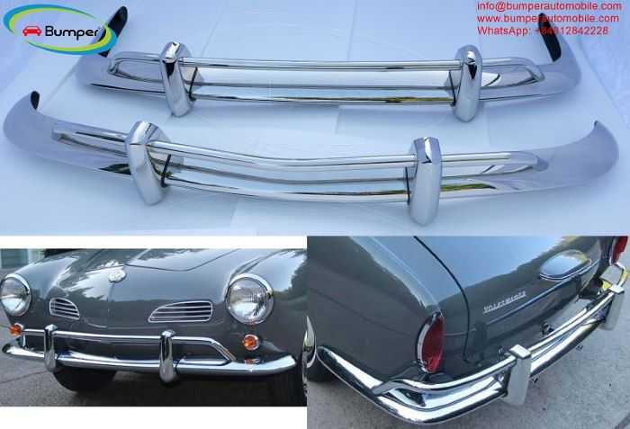 Volkswagen Karmann Ghia US type bumper (1955 – 1971) by stainless stee