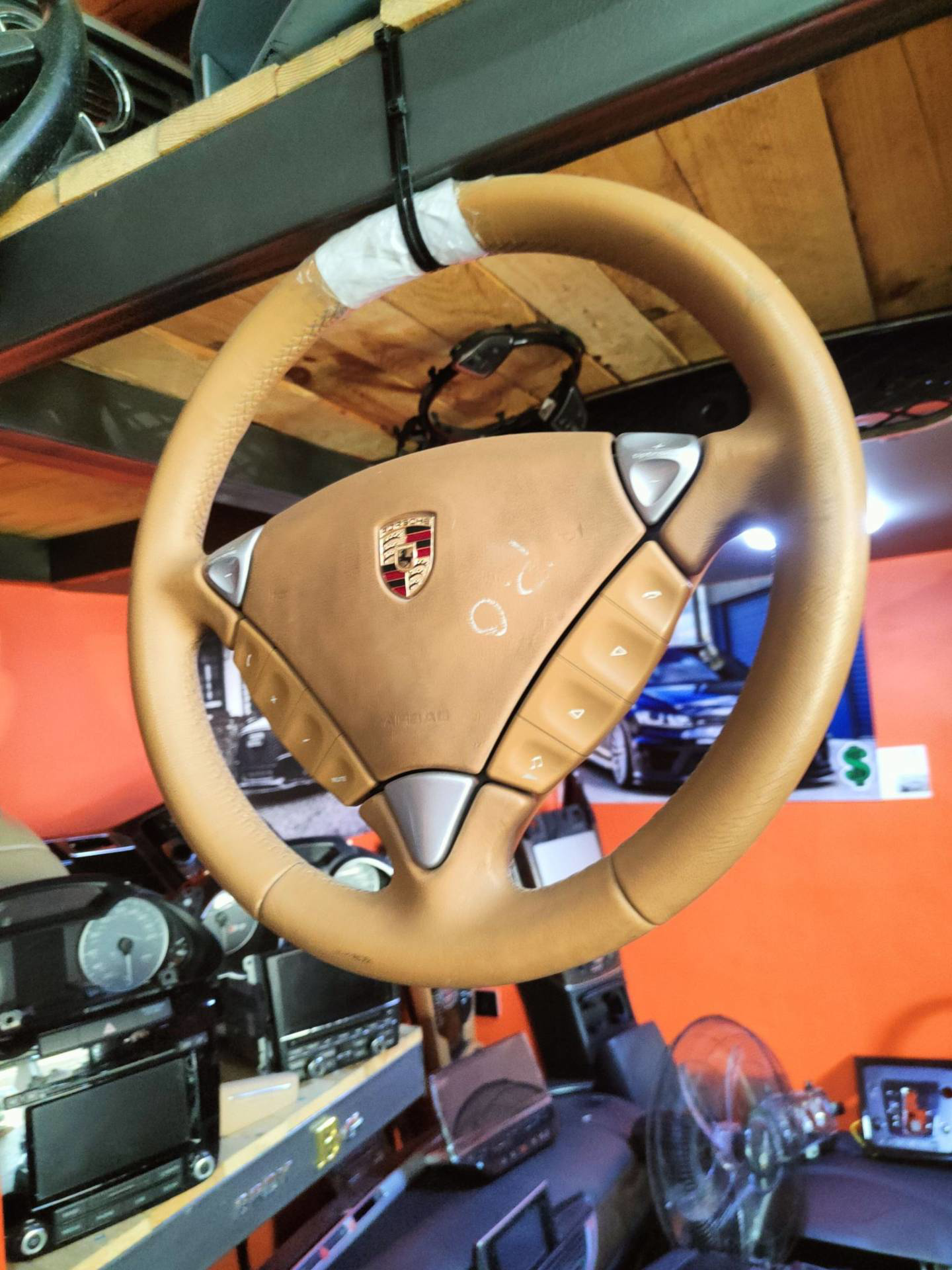 Cabin Steering Wheel Porsche Cayenne