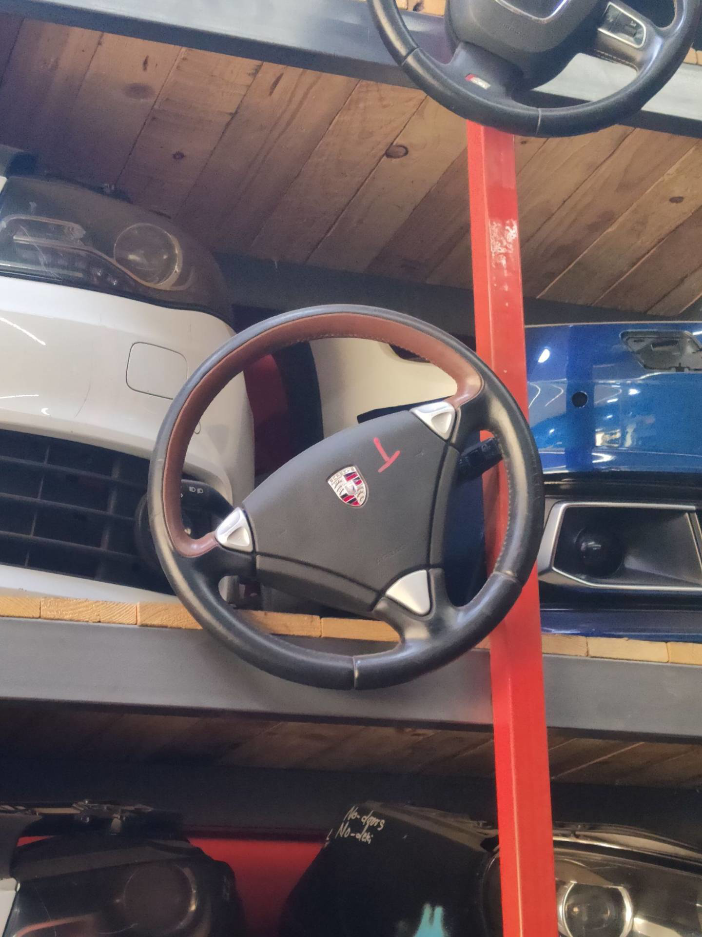 Cabin Steering Wheel Porsche Boxster