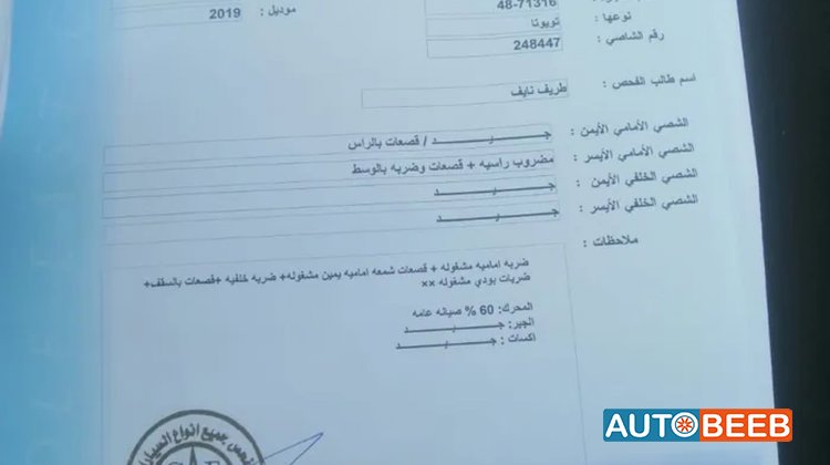 تويوتا CHR 2019