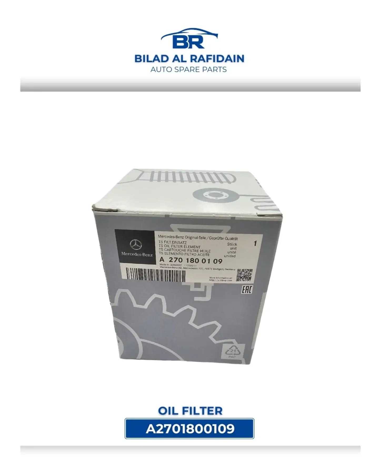 Filters and Oil Oil Filter Mercedes Benz C200