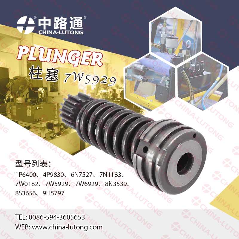 Engine Fuel Injection Pump Plunger 7W5929 for Caterpillar
