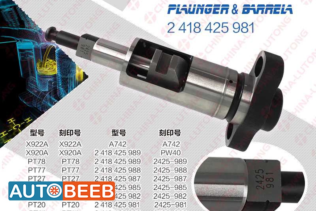 Pump Element Block Element  2418425981  for MAN D2866/D2876