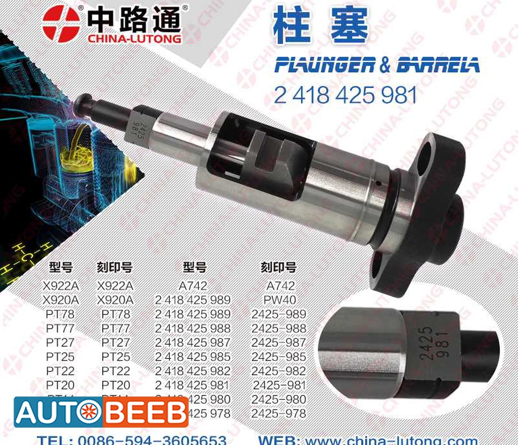 Pump Element Block Element  2418425981  for MAN D2866/D2876