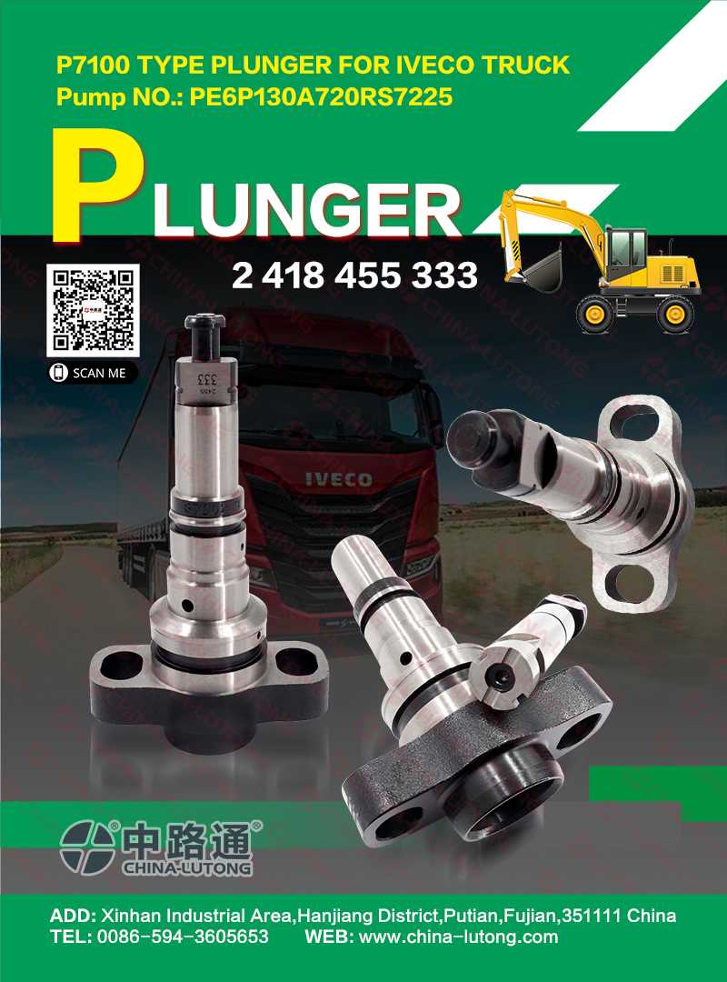 Diesel Injection Plunger Barrel 2 418 455 333 for Iveco